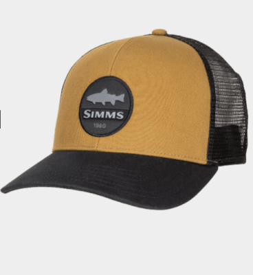 JOCKEY TROUT PATCH TRUCKER DARK BRONZE