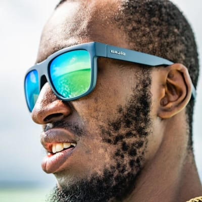 LENTES CABALLO BLACK MATTE BLUE G