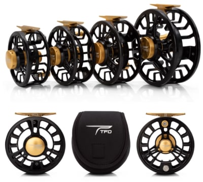 REEL NTR LARGE ARBOR REEL BLACK