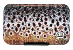 CAJA MOSCAS POLY FLY BOX SUNDELL'S BROWN TROUT SKIN