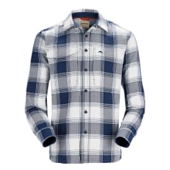 CAMISA GUIDE FLANNEL LS SHIRT NAVY/WHITE DIMNSL BUFFALO