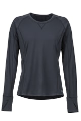 PRIMERA CAPA WMS MIDWEIGHT MEGHAN CREW BLACK