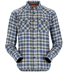 CAMISA SANTEE FLANNEL LS SHIRT ADMIRAL BLUE/NAVY CAMP PLD