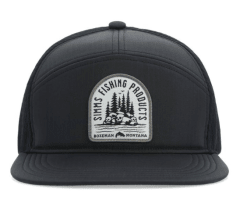 JOCKEY 7-PANEL TECH TRUCKER BLACK