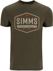 POLERA FLY PATCH T-SHIRT LODEN HEATHER