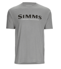 POLERA SIMMS LOGO T-SHIRT CINDER HEATHER