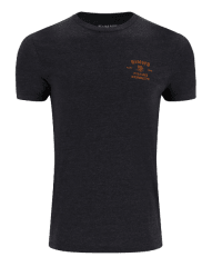 STACKED BASS T-SHIRT CHARCOAL HEATHER