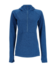 POLERA WMS BUGSTOPPER HOODY SAPPHIRE HEATHER