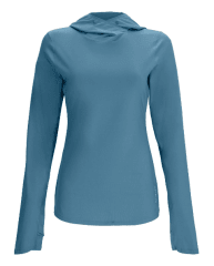 POLERA WMS BUGSTOPPER SOLARFLEX HOODY BLUEGRASS HEATHER