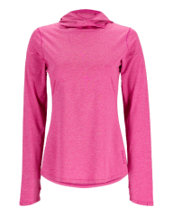 POLERA WMS BUGSTOPPER SOLARFLEX HOODY FUCHSIA HEATHER