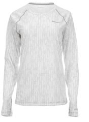 POLERA WMS SOLARFLEX LS CREWNECK LILY PAD WHITE