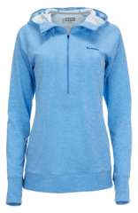 POLERA WMS BUGSTOPPER HOODY CORNFLOWER HEATHER