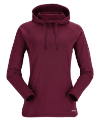 PRIMERA CAPA WMS HEAVYWEIGHT BASELAYER HOODY MULBERRY