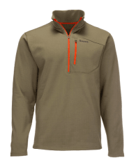 POLAR THERMAL 1/4 ZIP TOP DARK STONE