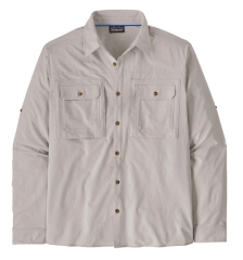 CAMISA LS SELF GUIDED SUN SHIRT CRGY