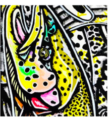 BANDANA FISH GAITER ESTRADA'S RAINBOW