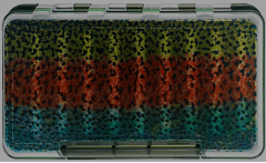 CAJA WATERPROOF FLY BOX AK RAINBOW
