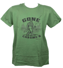 POLERA GONE CHROME'N MILITARY GREEN