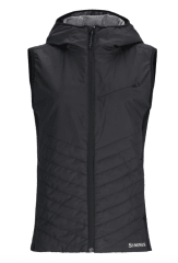 CHAQUETA WMS FALL RUN HYBRID HOODED VEST BLACK