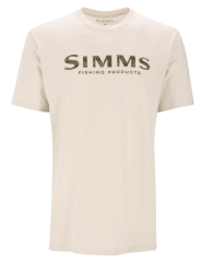 POLERA SIMMS LOGO T-SHIRT NATURAL