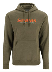 POLERON UNISEX SIMMS LOGO HOODY MILITARY HEATHER