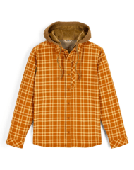 CAMISA COLDWEATHER HOODED SHACKET WAKEMUP PLAID STONEFLY