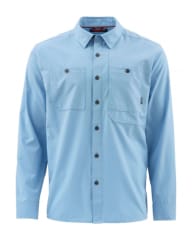 CAMISA DOUBLE HAUL LS FADED DENIM