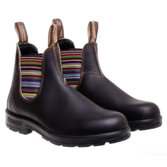 BLUNDSTONE #1409 STOUT BROWN STRIPES