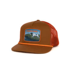 JOCKEY ON POINT TRUCKER HAT SANDBAR/ORANGE