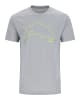 POLERA TROUT OUTLINE T-SHIRT STONE HEATHER1