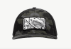 JOCKEY LARGE MOUTH PATCH TRUCKER HAT BLACK CAMO1