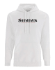 POLERON UNISEX SIMMS LOGO HOODY WHITE1