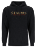 POLERON SIMMS LOGO HOODY CHARCOAL HEATHER1