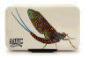 CAJA POLY FLY BOX LARKO'S CHROME MAYFLY1