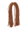 MATERIAL CENTIPEDE LEGS SPECKLED HOT ORANGE1