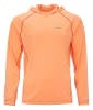 POLERA SOLARFLEX HOODY CORAL REEF HEATHER1