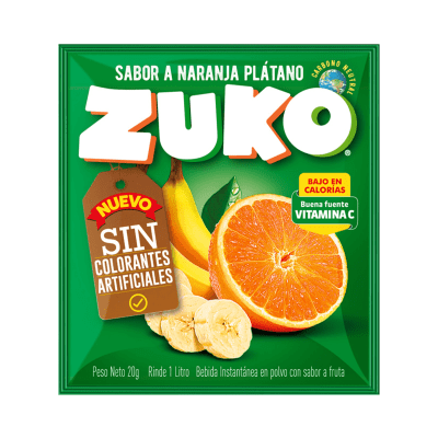 ZUKO NARANJA PLATANO 20G1