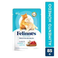 FELINNES CARNE Y LECHE GATITOS 85G1