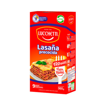 LASAÑA PRECOCIDA LUCCETTI 360g1