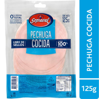 PECHUGA COCIDA PAVO 125G1