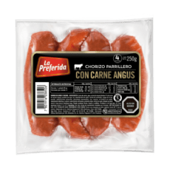CHORIZO PARRILLERO  LA PREFERIDA 250 GRS