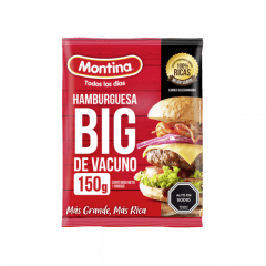 HAMBURGUESA BIG MONTINA 150 GRS