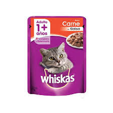 WHISKAS SOBRE CARNE 85 G.