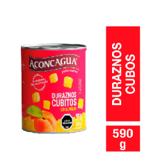 durazno cubito 580 gr
