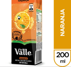 NECTAR NARANJA DEL VALLE 200 ML