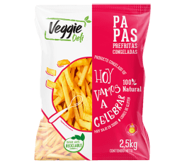 PAPAS PREFRITAS 13X13 MONTINA 2.5 KGS