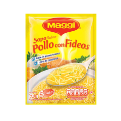 SOPA POLLO FIDEOS 70 GRS MAGGI
