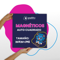 Magnetico para auto 30x30cm