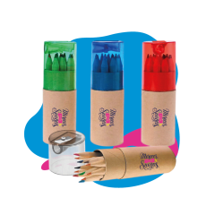 SET 12 LAPICES DE COLORES TUBO