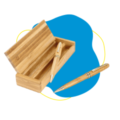 SET LAPICES BAMBOO Y PORTA-MINA